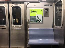 Free subway advertisement mockup in psd. Nyc Subway Ad Mockup Nyc Subway Mockup Subway