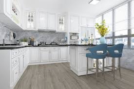 Vinyl Wood Plank Flooring In The Kitchen Traditional Kitchen Philadelphia By Avalon Flooring