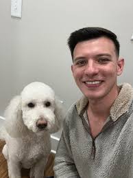 Rayo got a haircut today, so I got a haircut too 💈 I keep telling him they  gave him the “poodle” cut 😆 The puffy ears are fun. Anyway, I'm sure he