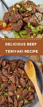 Delicious Beef Teriyaki Recipe Teriyaki Recipe Beef Tip Recipes Beef Stew Meat Recipes