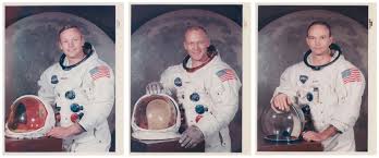 Aldrin made three spacewalks as pilot of the 1966 gemini 12 mission, and as the lunar module pilot on the 1969. Official Portraits Of Neil Armstrong Buzz Aldrin And Michael Collins In Lunar Spacesuit July 1969 Nasa Apollo 11 Christie S