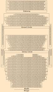 Novello Theatre Seating Plan