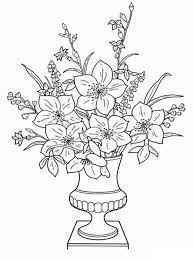 Download Flowers In A Vase Coloring Pages Download And Print Flowers In A Vase Coloring Pages