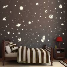 wandtattoo kinderzimmer leuchtend weltall sterne und punkte etsy haus deko zimmer wandtattoo kinderzimmer