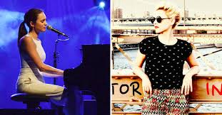 Her mother tongue is french. Une Voix Deux Talents Marie Claire Belgique