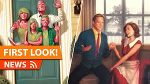 First Look At Wandavision Mcu Series Setting More Youtube