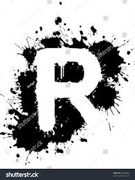 Orang yang tertarik untuk belajar, sadar bahwa huruf graffiti adalah bakat yang luar biasa. Graffiti Splatter R Royalty Free Stock Vector 53209483 Avopix Com