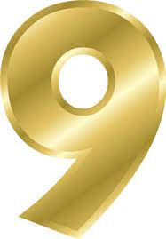 Number 9 Vector Clip Art Clip Art Heart Template Alphabet And Numbers