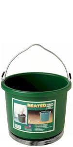 Choose from a variety of hanging poultry feeders, heated chicken waterers, galvanized feeders, and automatic poultry waterers from top brands! Amazon Com Farm Innovators 5 Gallon Flat Back Heated Bucket Additional Sizes And Styles Available Pet Supplies