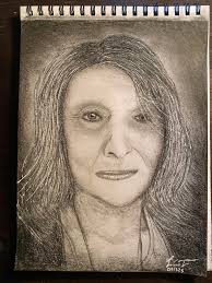 Artist shares portrait painting results