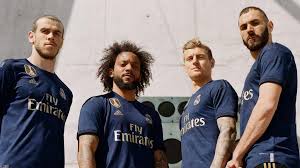 The real madrid squad now has a striking night navy design that reflects madrid under the stars. Real Madrid 2019 20 Adidas Away Kit Football Fashion