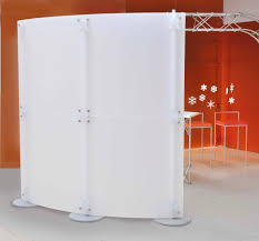 Ceiling track room divider kits come with everything needed to create and separate space in minutes. Floor Mounted Office Divider Fluowall White Screen Paxton Acrylic Modular