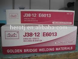 Golden Bridge Brand Welding Electrode J38 12 Aws E6013