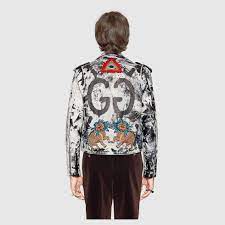 Guccighost Biker Jacket Gucci Men S Bombers Leather Jackets 447623xn6051070 Leather Bomber Jacket Jackets Leather Jacket