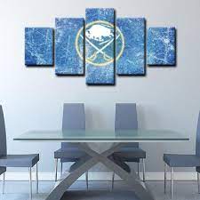 Shop for buffalo sabres home and office supplies at the official online store of the national hockey league, with deals on nhl home & office gifts. Buffalo Sabres 5 Piece Canvas Prints Picture Wall Art For Home Decor Gl Canvas Print Art