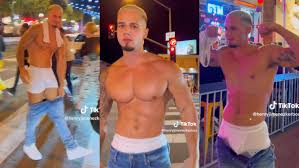 Watch This Hunky Male Model Strip Down to His Undies in West Hollywood