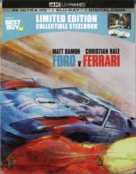 The old man, as wily as he was, knew he needed some major investment, and ford. Ford V Ferrari 4k Blu Ray Best Buy Exclusive Steelbook