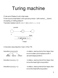 In inc.'s exclusive national small business town hall, the u.s. 1 Turing Machines Chapter 4 Smith And Kimber A Turing Machine Is An Abstraction Of A Human Computer Consists Of Control In The Form Of States Ppt Download