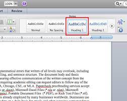 Microsoft Table Of Contents Word 2011 Mac