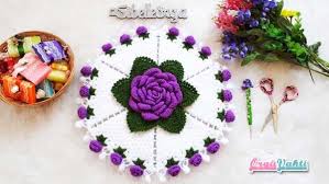 Gul Bahcesi Lif Modeli Yapilisi Turkce Videolu Orguvakti Orgu Tig Isleri Baby Knitting Patterns