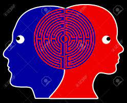 Sur les ondes on the airwaves. Rapport Deux Personnes Etant En Phase Ou Sur La Meme Longueur D Onde Qui Est Commun Pratiquee En Psychotherapie Banque D Images Et Photos Libres De Droits Image 28470171