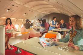 The Fabulous Bars Lounges And Restaurants Of The Boeing 747 Pan Am Air Travel Vintage Airlines