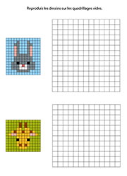 Pixel Art A Reproduire Exercice A Imprimer Pour Maternelle Gs Pixel Art A Imprimer Pixel Art Pixel Art Facile