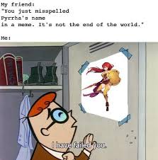 I Have Failed In My Sacred Duties To Uphold The Name Of Pyrrha Nikos Due To My Sleepiness Fnki
