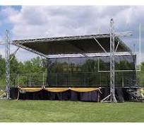 Aluminum Portable Small Stage with Canopy for Sale from ...