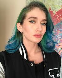 Trying all the dyes for @allure's best of beauty 💙💚🤔