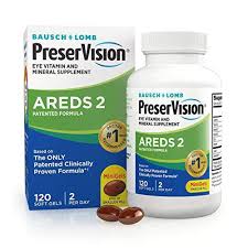 Suplemento Areds 2 Vitamina E Mineral Para Os Olhos Preservision 120 Softgels Vitaminas A Z Magazine Luiza