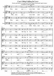 Download Can T Help Falling In Love A Cappella Sheet Music By Elvis Presley Sheet Music Plus Digital Sheet Music Sheet Music Choral Sheet Music