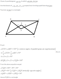 Selina Icse Solutions Class 9 Maths Rectilinear Figures Quadrilaterals Parallelogram Rectangle Rhombus Squar Quadrilaterals Maths Ncert Solutions Parallelogram