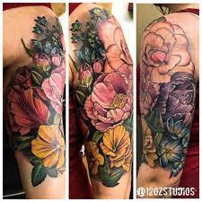 Maybe you would like to learn more about one of these? Gorgeous Floral Half Sleeve Tattoo By Meghan Patrick Half Sleeve Tattoo Unique Half Sleeve Tattoos Floral Tattoo Sleeve