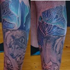 Lucky13tattoo Tattoos 13 Tattoos Northern Lights Tattoo