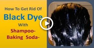 How To Get Rid Of Black Dye With Shampoo Baking Soda In 2020 Hair Color Remover Hair Dye Removal Black Hair Dye