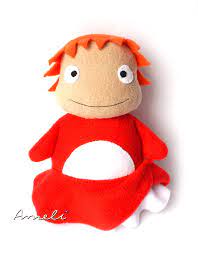 Studio Ghibli Toys Ponyo Fish Girl Plush Toy Etsy Ghibli Toys Studio Ghibli Toys Studio Ghibli Crafts