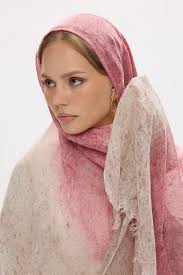 FENZA SCARF ΣΑΛΙ ΜΕ ΣΧΕΔΙΟ ΠΛΑΙΣΙΟ ALBERT Λινό- Trendyol