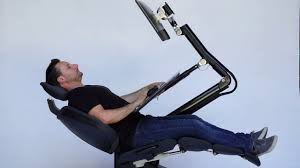 Those are the places altwork wants to be. This Horizontal Desk Work Station Lets You Lie Down While Working