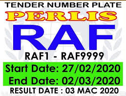 No plat kenderaan terkini perlis. Bidaan Nombor Plat Raf Akan Dibuka Pada 27 Febuari 2020 Motoqar