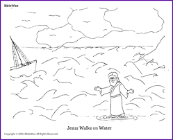 Search through 623,989 free printable colorings at getcolorings. Coloring Jesus Walks On The Water Kids Korner Biblewise