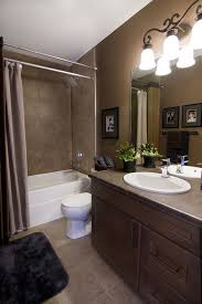 Tile is often the most used material in the bathroom, so choosing the right one is an tile has been used in wet spaces since the days of the roman baths. 25 Refined Brown Bathroom Decor Ideas Digsdigs