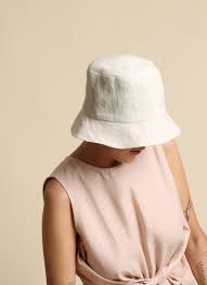 Unisex Kaarem Mushroom Bucket Hat In Natural Cotton And Silk On Garmentory In 2020 Cotton Bucket Hat Hats