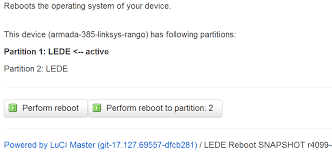 My router is a wrt1900ac v1. Web Ui To Reboot To Another Partition For Linksys Zyxel Dual Partition Routers And To Power Off Power Down Community Builds Projects Packages Openwrt Forum