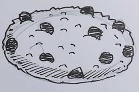 « how to draw zero from nightmare before christmas. Cookie Drawing Cute Easy Simple And Step By Step