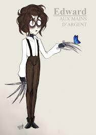 These necklaces are made completely by hand in polymer clay without the use of moulds! Fanart Edward Scissorhands By Melissa B Chan On Deviantart
