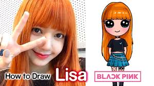 The musical group consists of four beautiful girls. How To Draw Lisa Blackpink Kpop Youtube