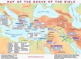 Creation and humankinds early history (gen. Map Of The Books Of The Bible