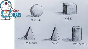 How To Shade Basic Forms 3d Shapes Step By Step Geometric Shapes Drawing How To Shade Geometric Shapes Art