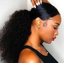 Cute Curly Ponytail Natural Hair Styles Curled Ponytail Hairstyles Sleek Ponytail